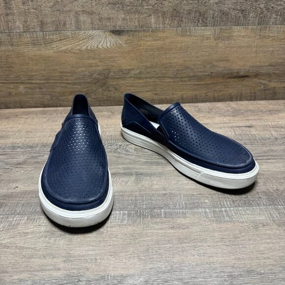 Crocs Citilane Roka Waterproof Navy Blue Slip On Shoes Men's Size 10 - Picture 6 of 7